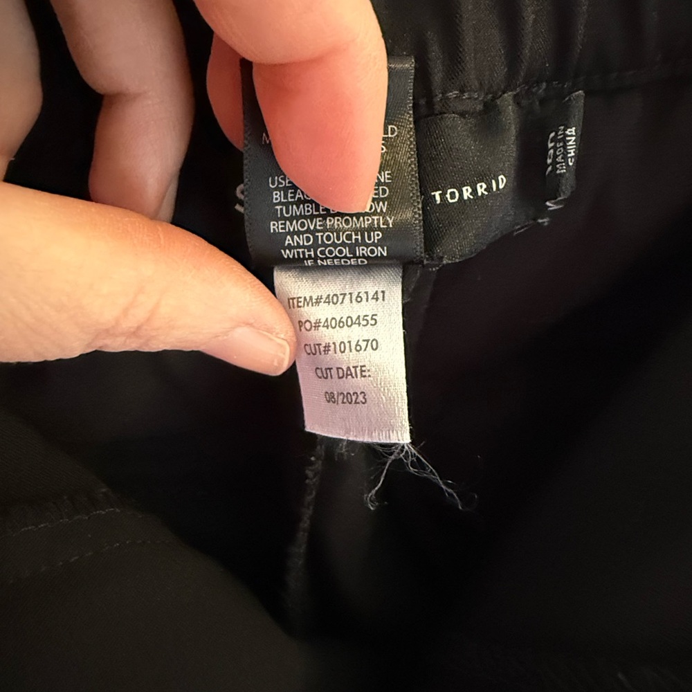 Torrid Basic Black Slacks - image 4